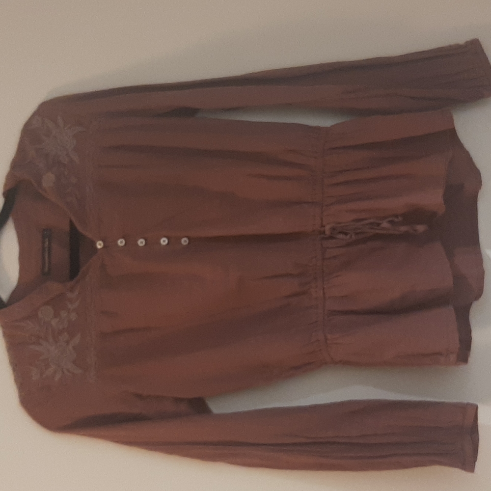 Cinched waist Henley